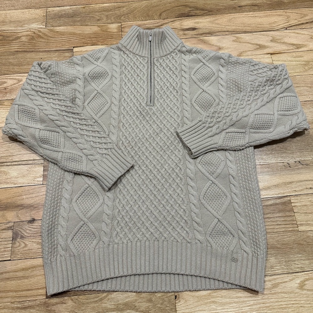 Aritzia Sunday Best Peggy 1/4 Zip Sweater Size XS